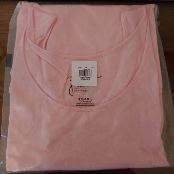 ๐SOLD!๐JMS Cotton Shirttail Light Pink Tank Top - Picture 4 of 4